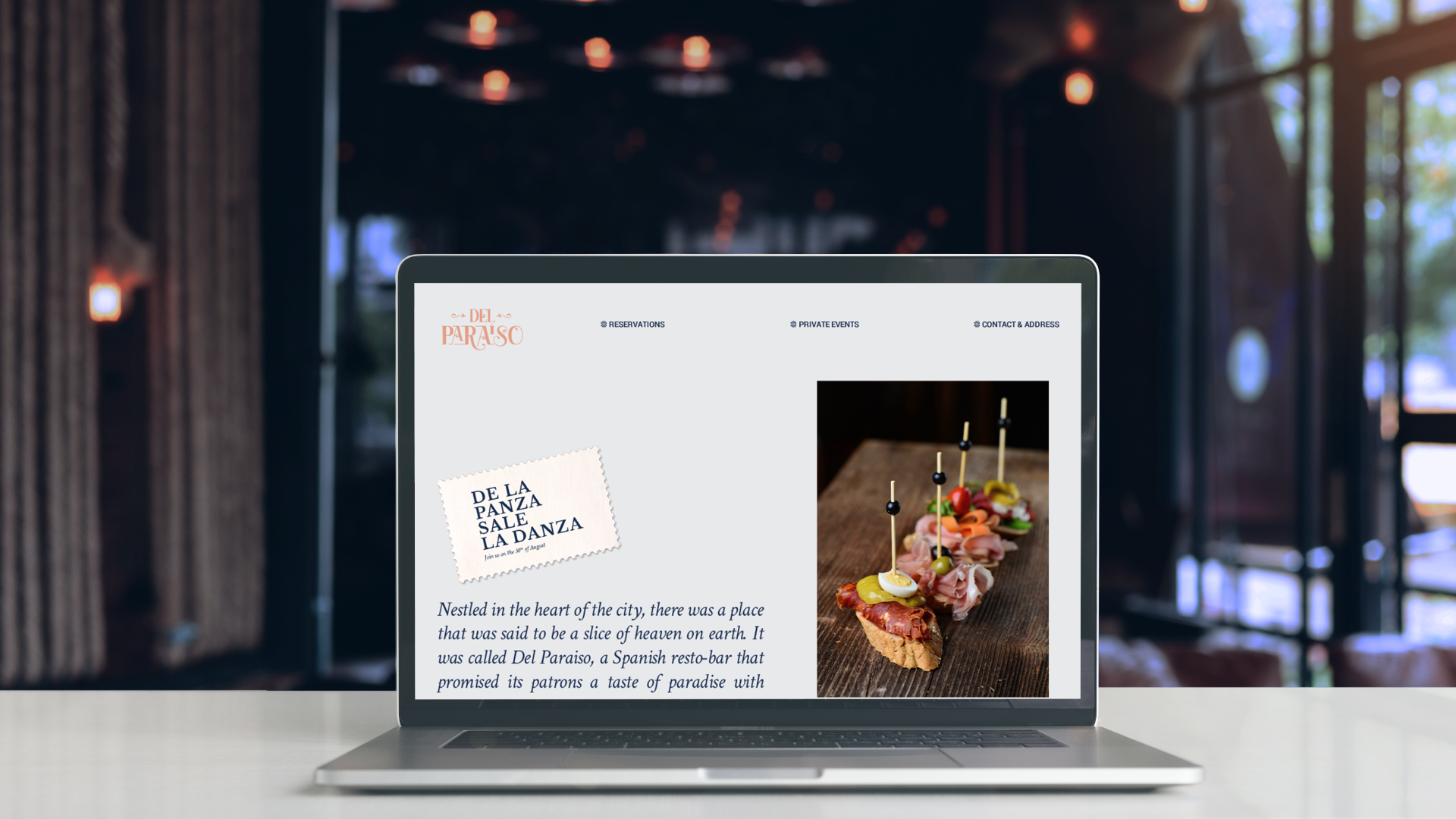 Del Paraiso Website