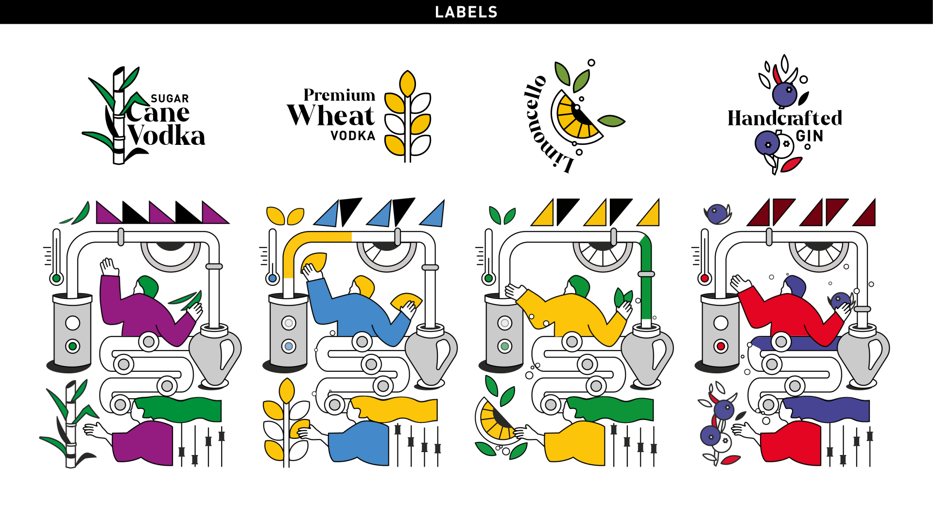 SilkSpirits Labels Animation