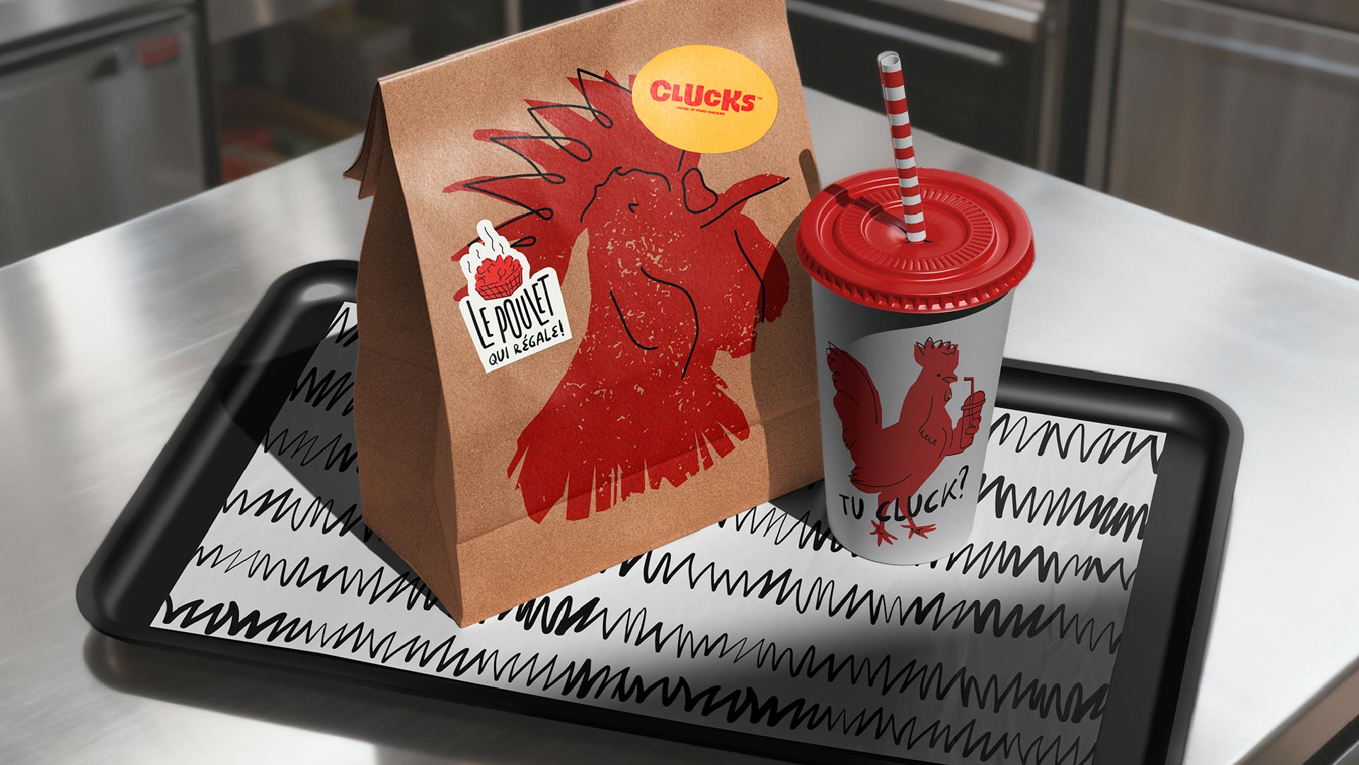 Clucks Tray