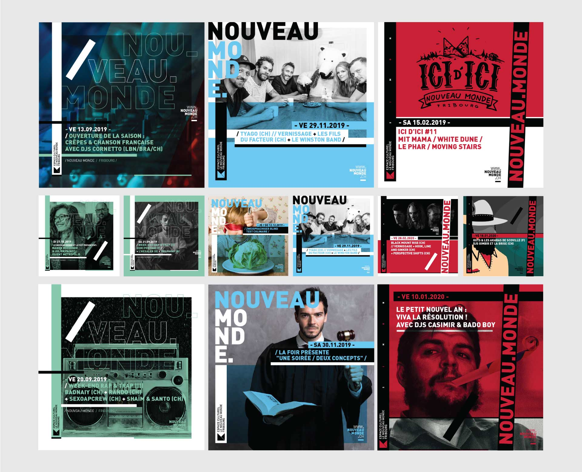 15 Nouveau Monde Social Media