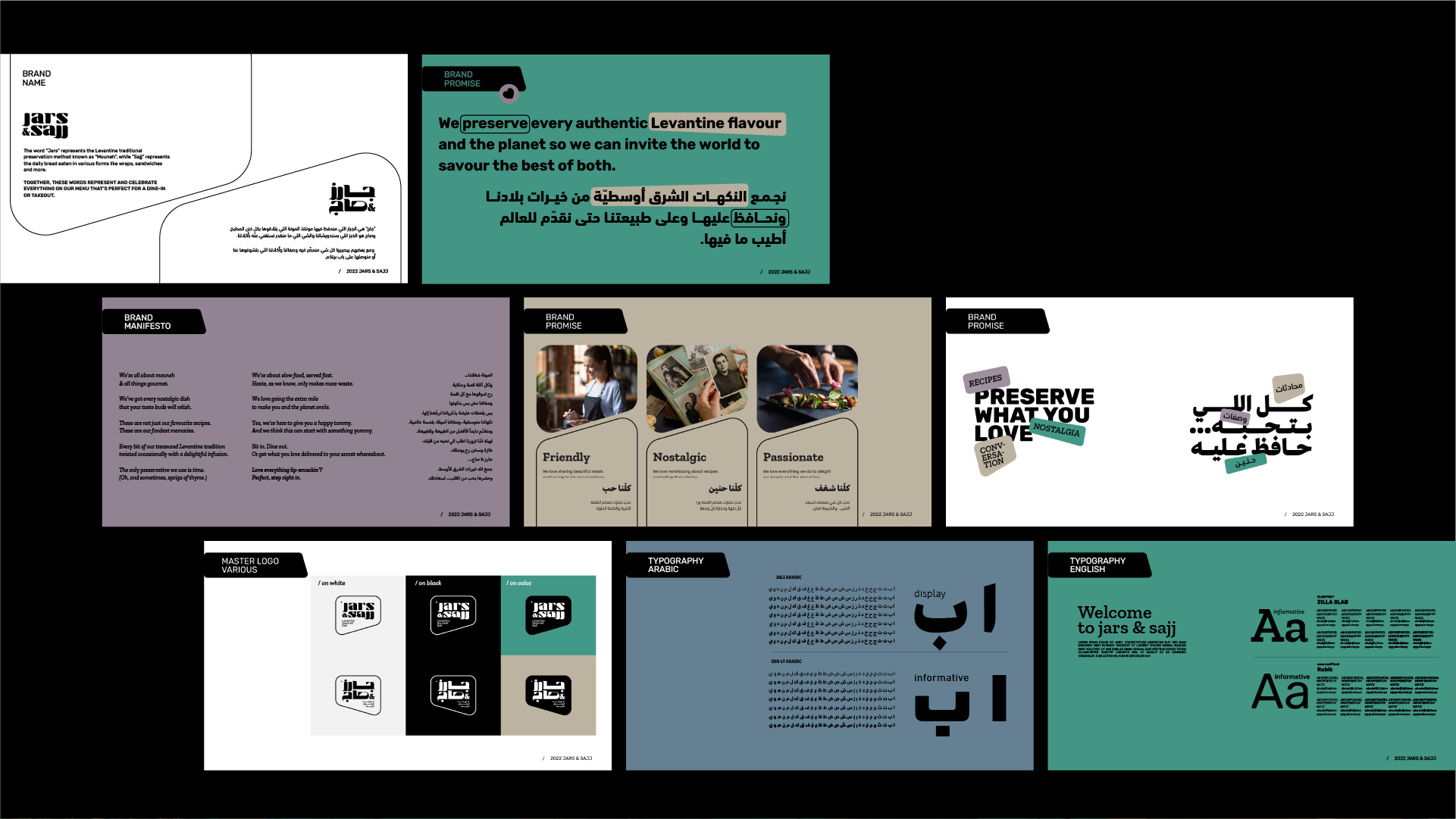 Jars and Sajj Brandbook