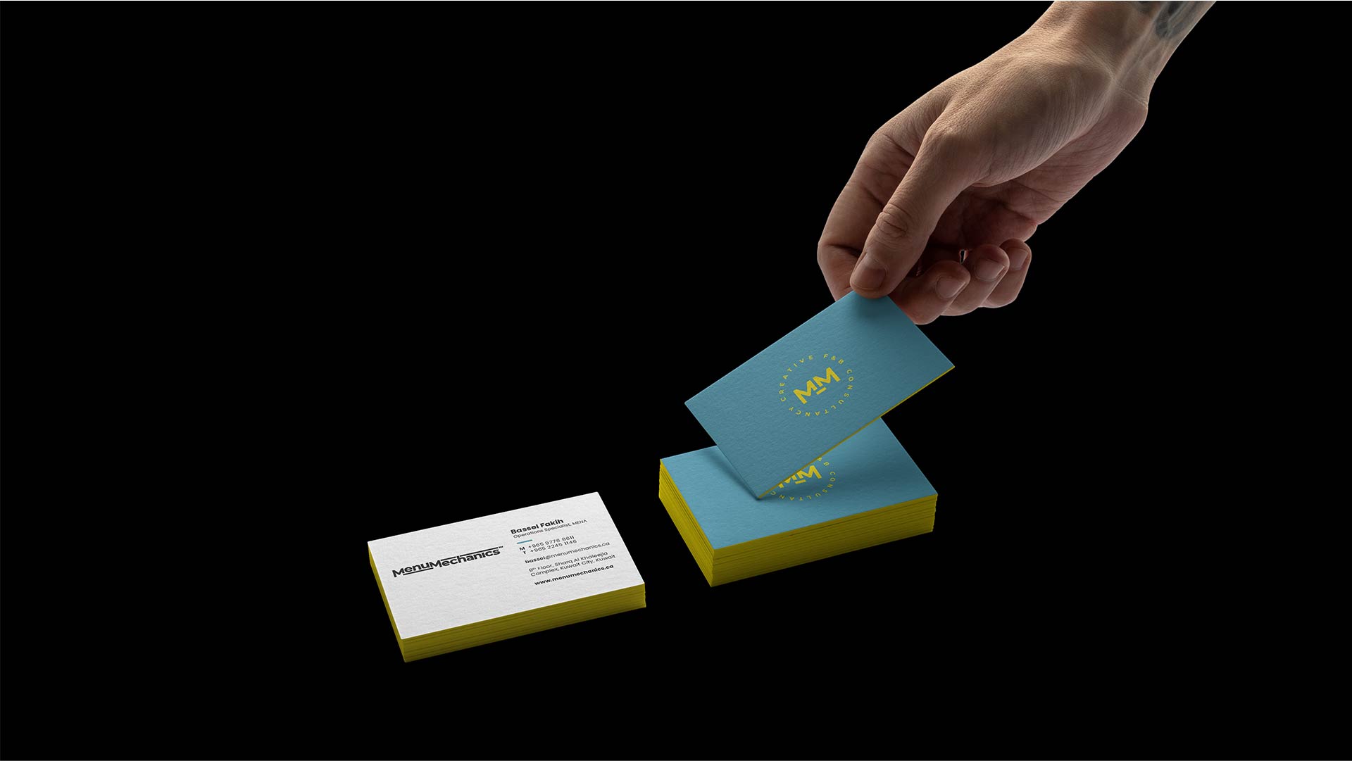 Menu Mechanics Business Card