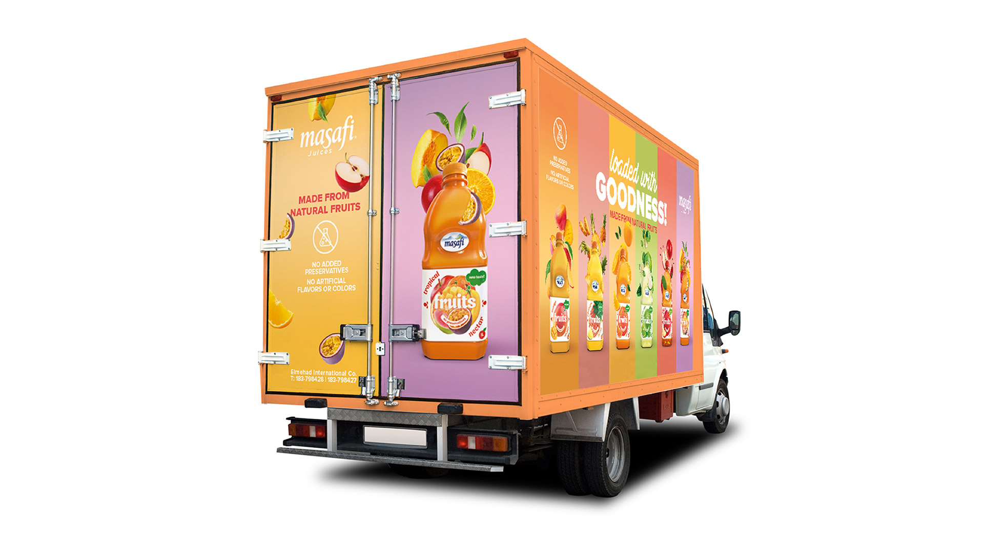 Masafi Juices Campaign Truck Branding 2