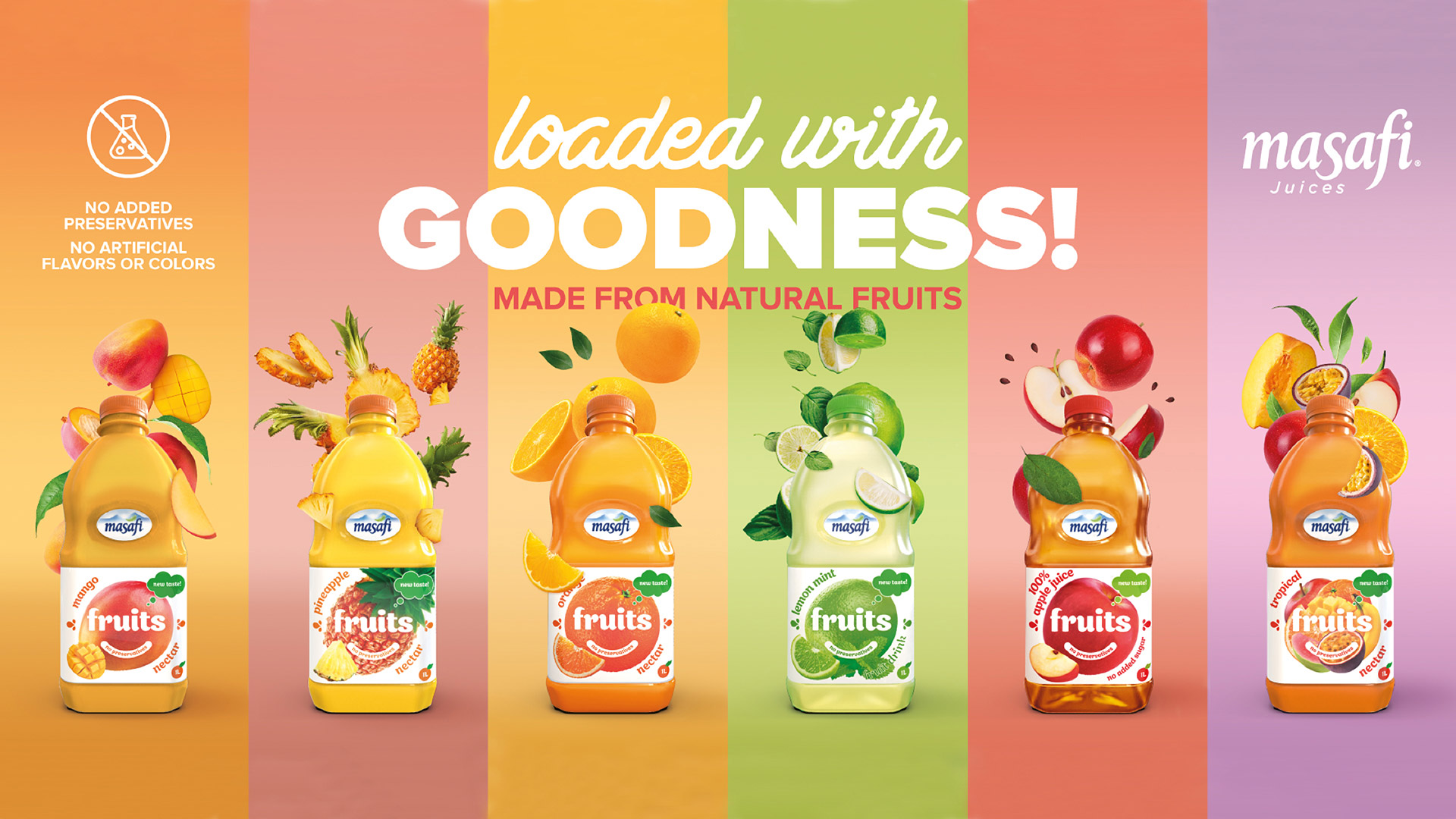 Masafi Juices Campaign KV